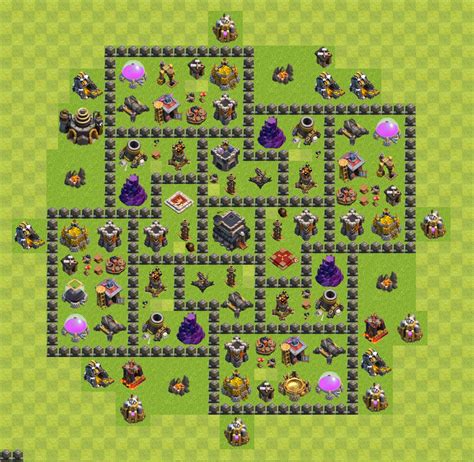 th9 coc base plans.